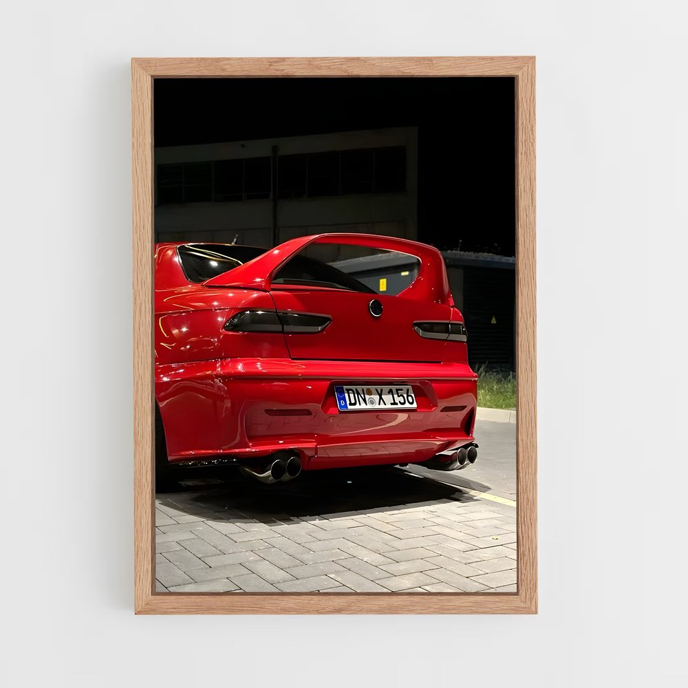 Poster Ferrari à Los Santos – affiche Alfa Romeo (vue 4)